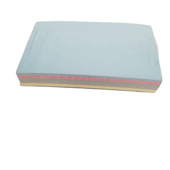 Oxford Ruled Index Cards 3x5 100 Count Rainbow Colors Study Flashcards - Picture 2 of 3